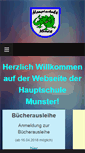 Mobile Screenshot of hauptschule-munster.de